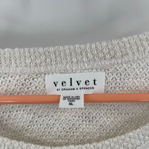 VELVET BY GRAHAM & SPENCER Elia Sweater Extra Large NWT Beach Knit Casual - Picture 3 of 10